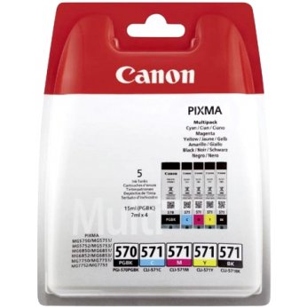 Canon PGI-570PGBK/CLI-571CMYK multipack 0372C004 - originální