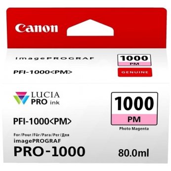 Canon PFI-1000PM Photo Magenta 0551C001 - originální