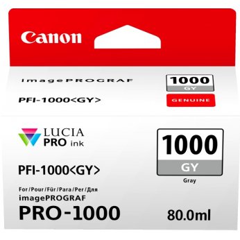 Canon PFI-1000GY Gray 0552C001 - originální