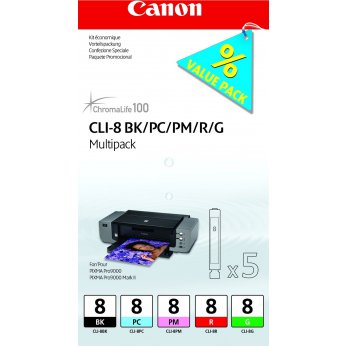 Canon PGI-9 MBK/PC/PM/R/G multipack 1033B013 - originální