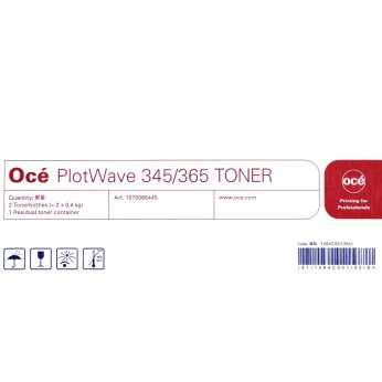 Oce Toner pack pro PlotWave PW 345/365 (balení 2x 400g + odpadní nádoba), 1284C001BA - originální