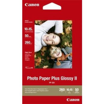 Fotografický papír Canon Photo papír lesklý PP201S 10x15cm (4x6inch) 50 listů, 265g