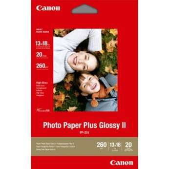 Fotografický papír Canon papíry PP-201 13x18cm - lesklé, 265g/m2, Ink Jet tiskárny, 20 listů
