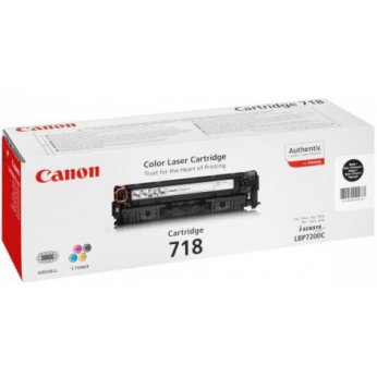 Canon 718 black 2662B002 - originální