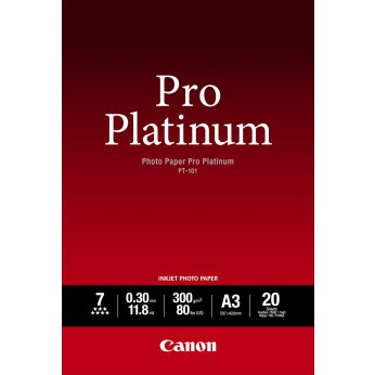 Fotografický papír Canon matte PM-101 A3 matný - 210 g/m2, Ink Jet,  20 listů
