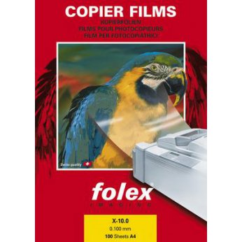Fólie Folex X-10.0 čirá do ČB kopírek - A4 100 listů