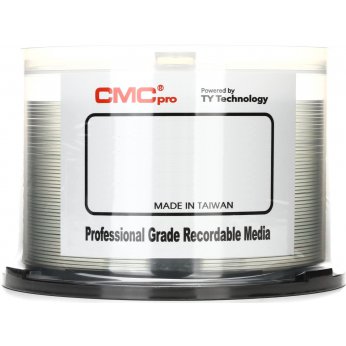 CD-R CMCpro JVC Taiyo Yuden 700MB 48x white printable WaterShield - 50 ks spindle cakebox LESKLÉ
