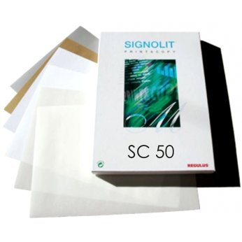 Fólie Signolit SC 50 samolepící stříbrná - A4 100 listů