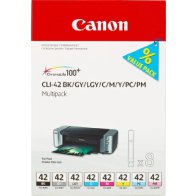 Canon CLI-42 BK/GY/LGY/C/M/Y/PC/PM multipack 6384B010 - originální