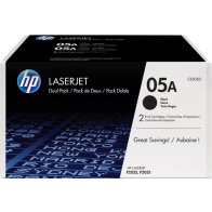 HP 05A black dualpack CE505D - originální