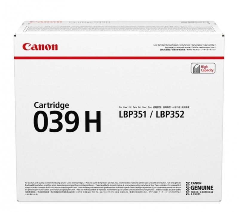Canon 039H black 0288C001 - originální