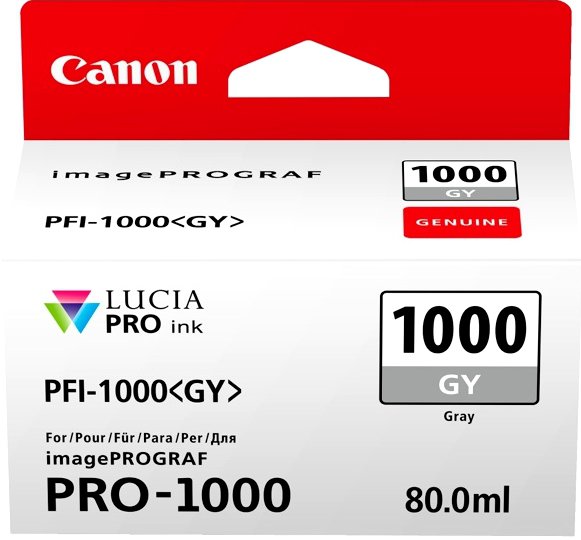 Canon PFI-1000GY Gray 0552C001 - originální