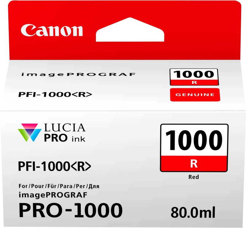 Canon PFI-1000R Red 0554C001 - originální