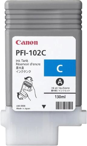 Canon PFI-102C Cyan 0896B001 - originální