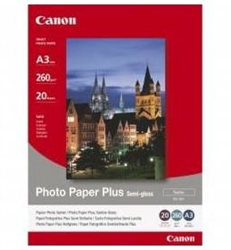 Papír ink Canon SG-201 A3 Photo Paper Plus Semi Gloss A3 / 20 ks, 260g (1686B026)