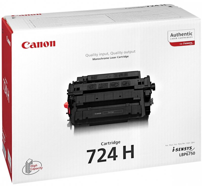 Canon 724H black 3482B002 - originální