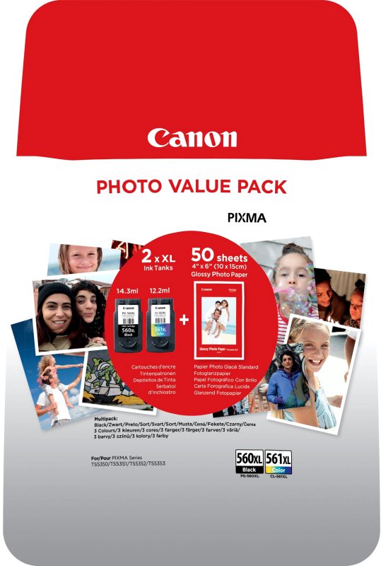 Canon PG-560XL/CL-561XL multipack 3712C004 - originální