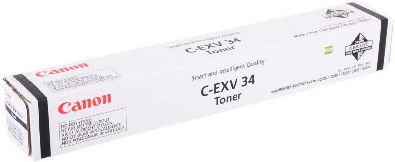 Toner black černý Canon C-EXV 34 3782B002AA pro iRA C2020/C2030L/i a C2220L/i, C2225i, C2230i