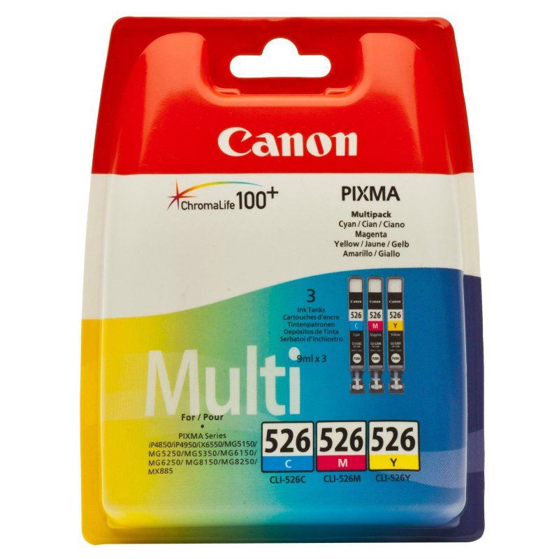 Canon CLI-526CMY multipack 4541B006AA - originální