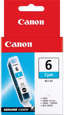 Canon BCI-6C cyan 4706A002 - originální
