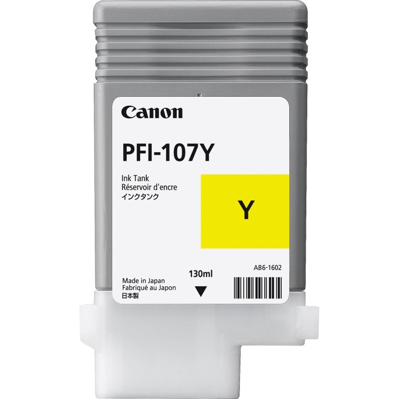 Canon PFI-107Y Yellow 6708B001 - originální