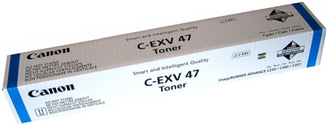 Toner cyan azurový Canon C-EXV 47 C  - originální