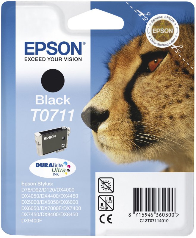 Epson C13T071140 black - originál