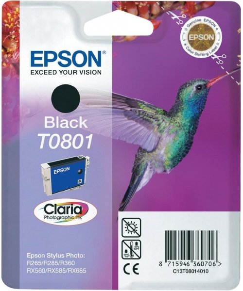 Epson C13T080140 black - originální