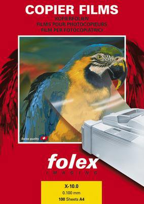 Fólie Folex X-10.0 čirá do ČB kopírek - A4 100 listů